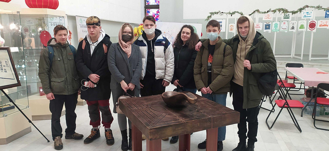Группа 10302220 посетила выставку «Четыре главных изобретения Китая»